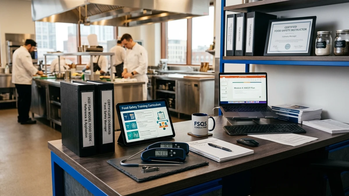 Food Safety Prep Desk Curriculum and Compliance Operations
